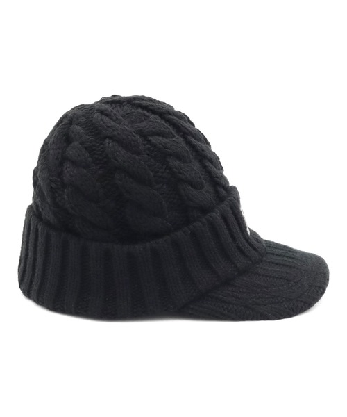 NEW ERA（ニューエラ）の「ニューエラ バイザー付きニット メタルプレート ONSPOTZ別注（ニットキャップ/ビーニー・メンズ・グレー/ブラック/ホワイト/グレー系その他/ネイビー/ベージュ・FREE）」の8枚目の写真