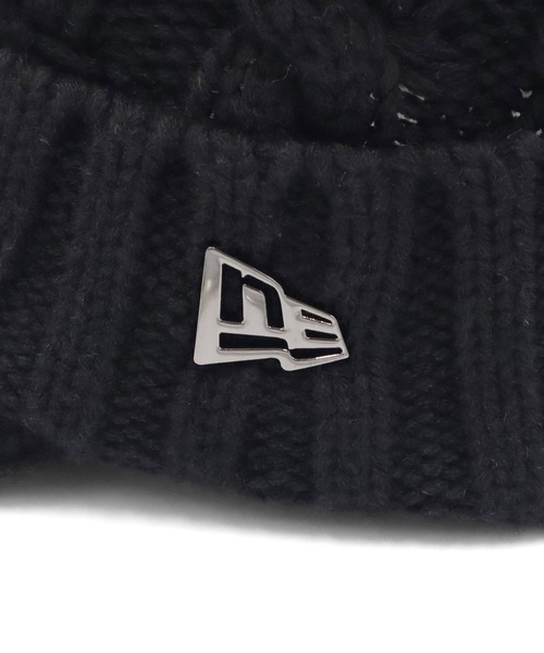 NEW ERA（ニューエラ）の「ニューエラ バイザー付きニット メタルプレート ONSPOTZ別注（ニットキャップ/ビーニー・メンズ・グレー/ブラック/ホワイト/グレー系その他/ネイビー/ベージュ・FREE）」の12枚目の写真