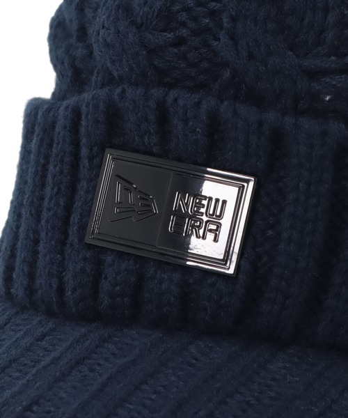 NEW ERA（ニューエラ）の「ニューエラ バイザー付きニット メタルプレート ONSPOTZ別注（ニットキャップ/ビーニー・メンズ・グレー/ブラック/ホワイト/グレー系その他/ネイビー/ベージュ・FREE）」の16枚目の写真