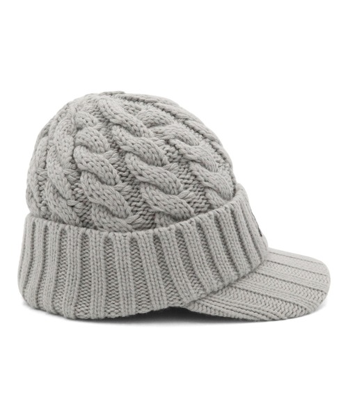 rosen kreuzニット帽 メタルプレート RACAL Hand Knitting Crusher Cap | 手編みクラッシャーニットキャップ