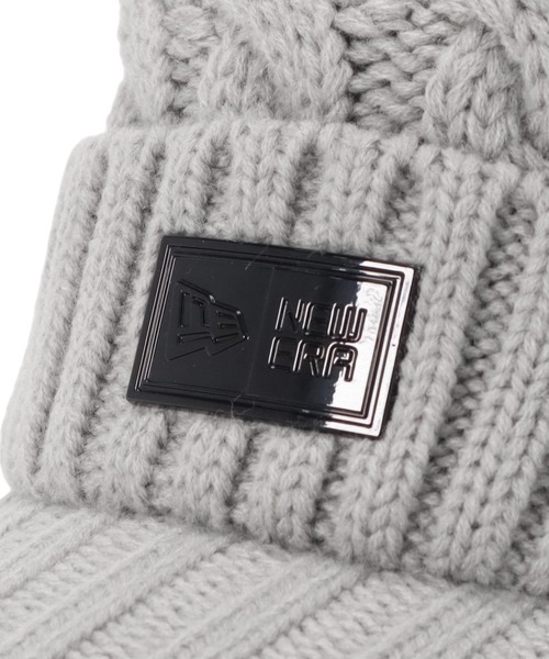 ニューエラ バイザー付きニット メタルプレート ONSPOTZ別注（ニット