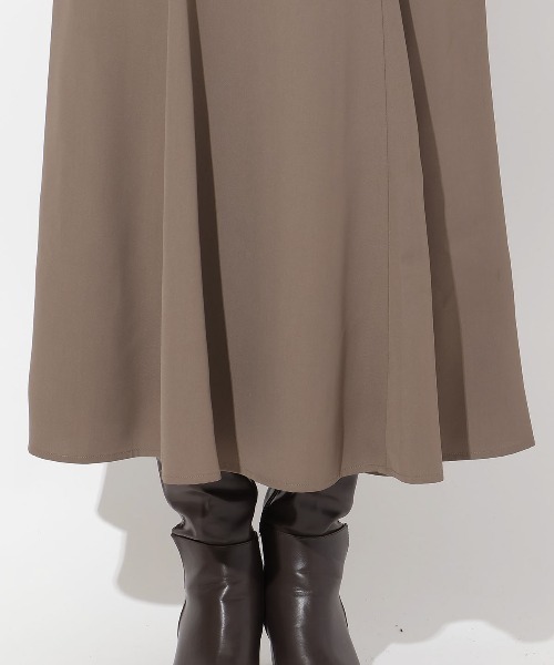 AND COUTURE（アンドクチュール）の「サイドレースアップフレアスカート（スカート・レディース・ブラック/ブラウン/ラベンダー・SMALL/MEDIUM）」の9枚目の写真