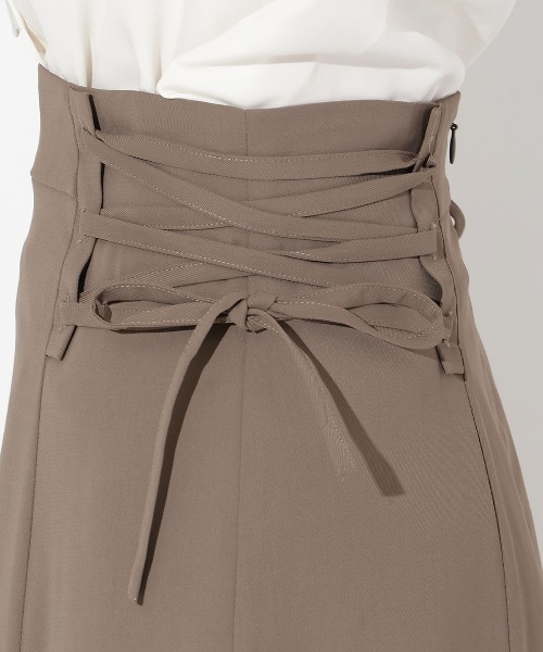 AND COUTURE（アンドクチュール）の「サイドレースアップフレアスカート（スカート・レディース・ブラック/ブラウン/ラベンダー・SMALL/MEDIUM）」の12枚目の写真