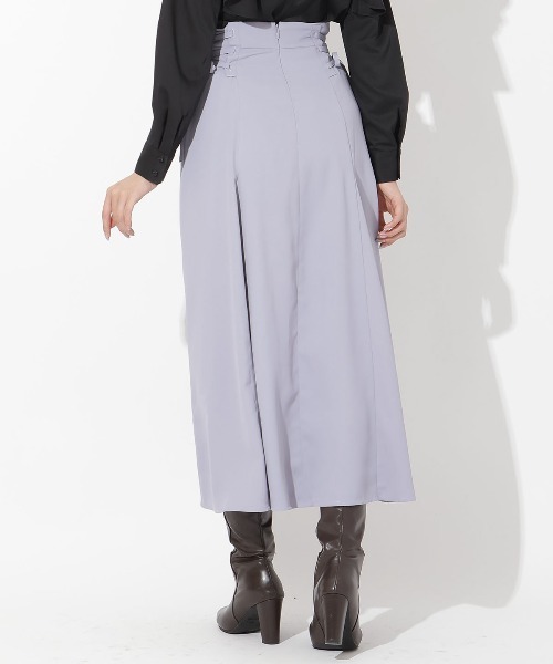 AND COUTURE（アンドクチュール）の「サイドレースアップフレアスカート（スカート・レディース・ブラック/ブラウン/ラベンダー・SMALL/MEDIUM）」の16枚目の写真