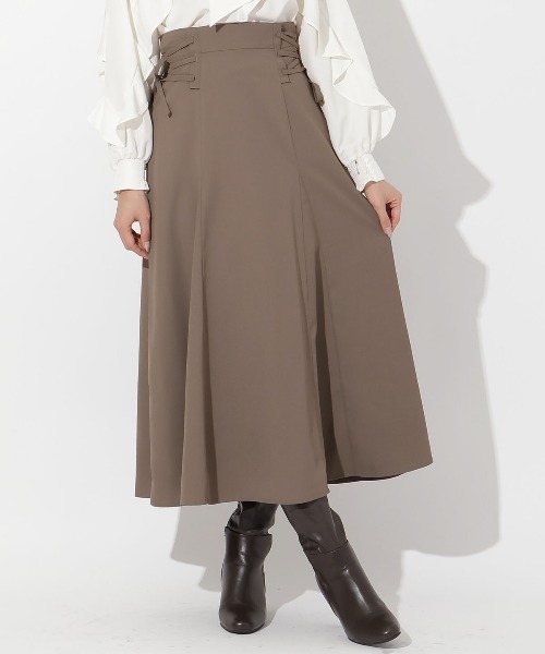 AND COUTURE（アンドクチュール）の「サイドレースアップフレアスカート（スカート・レディース・ブラック/ブラウン/ラベンダー・SMALL/MEDIUM）」の20枚目の写真