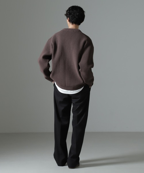 NANO universe（ナノユニバース）の「スポンディッシュ カーディガン（カーディガン/ボレロ・メンズ・ブルーグレー/オフホワイト/ブラウン・L/M）」の16枚目の写真