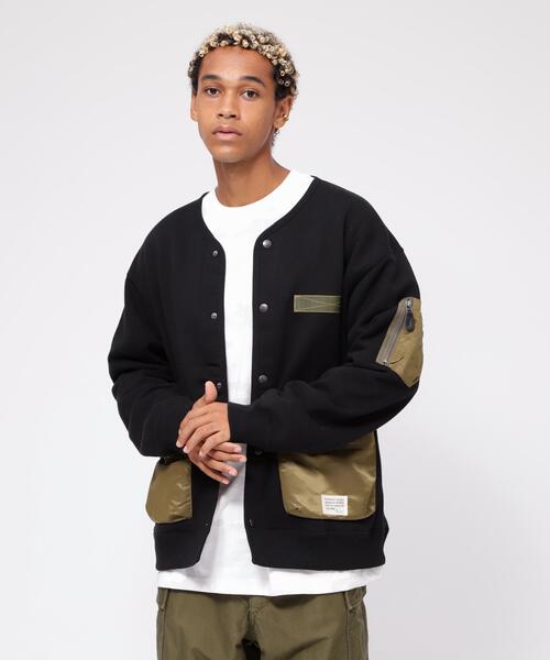 AVIREX(アヴィレックス)の「《WEB&DEPOT限定》TACTICAL CARDIGAN / タクティカル カーディガン / AVIREX / アヴィレックス(スウェット・メンズ・ダークグリーン系/ブラック系その他/その他17・F)」の2枚目の写真