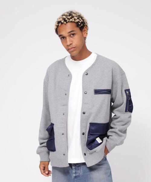 AVIREX(アヴィレックス)の「《WEB&DEPOT限定》TACTICAL CARDIGAN / タクティカル カーディガン / AVIREX / アヴィレックス(スウェット・メンズ・ダークグリーン系/ブラック系その他/その他17・F)」の3枚目の写真