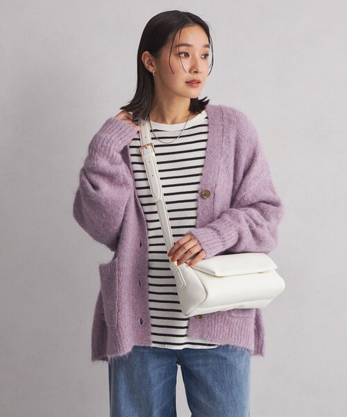 green label relaxing（グリーンレーベルリラクシング）の「＜at ease＞ ワッフル ロンT（Tシャツ/カットソー・レディース・オフホワイト/ダークグレー/その他1/ナチュラル・FREE）」の21枚目の写真