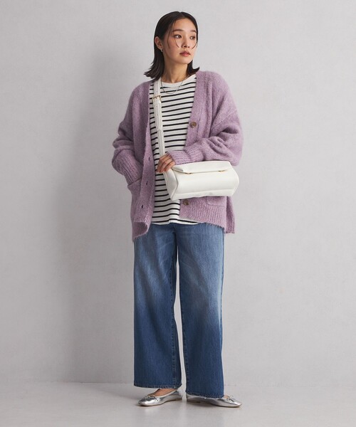 green label relaxing（グリーンレーベルリラクシング）の「＜at ease＞ ワッフル ロンT（Tシャツ/カットソー・レディース・オフホワイト/ダークグレー/その他1/ナチュラル・FREE）」の22枚目の写真