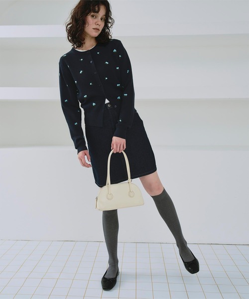 titivate(ティティベイト)の「フラワー刺繍カーディガン(カーディガン/ボレロ・レディース・ブラック/アイボリー/ネイビー/グレー・S/M/L)」の22枚目の写真
