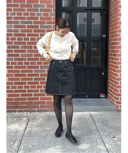 フラワー刺繍カーディガン（カーディガン/ボレロ）｜titivate