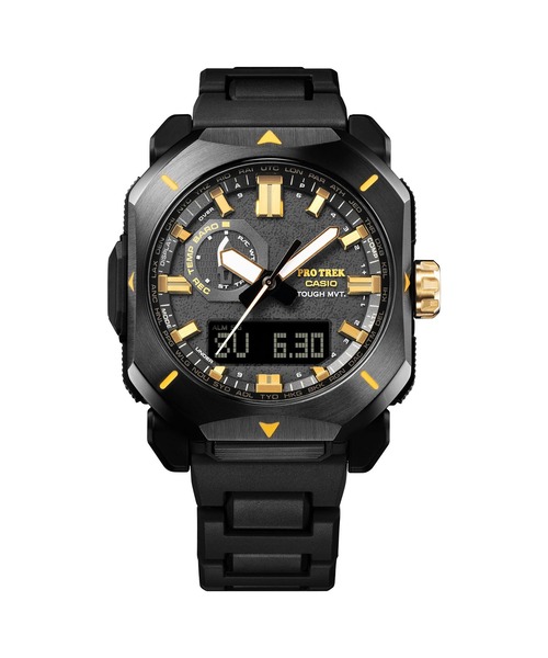 PRO TREK(プロトレック)の「CASIO WATCH 50TH ANNIVERSARY / PRW-6900ZE-1JR(アナログ腕時計・メンズ・ブラック×ゴールド・FREE)」の3枚目の写真