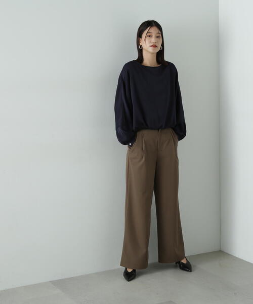 【セール】◆アウトポケットレイヤーパンツ《S Size Line》（その他パンツ）｜N.（N. Natural Beauty Basic）（エヌエヌナチュラルビューティーベーシック）