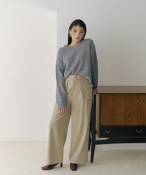 【セール】◆アウトポケットレイヤーパンツ《S Size Line》（その他パンツ）｜N.（N. Natural Beauty Basic）（エヌエヌナチュラルビューティーベーシック）
