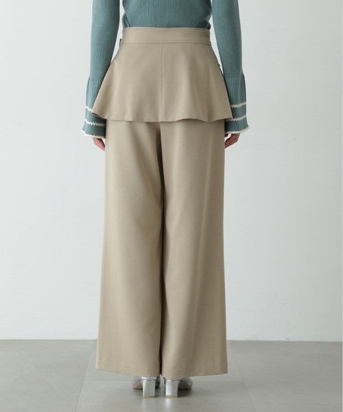 【セール】◆アウトポケットレイヤーパンツ《S Size Line》（その他パンツ）｜N.（N. Natural Beauty Basic）（エヌエヌナチュラルビューティーベーシック）
