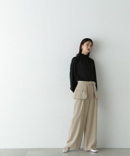 【セール】◆アウトポケットレイヤーパンツ《S Size Line》（その他パンツ）｜N.（N. Natural Beauty Basic）（エヌエヌナチュラルビューティーベーシック）