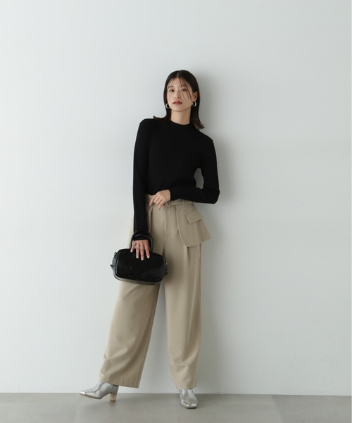 【セール】◆アウトポケットレイヤーパンツ《S Size Line》（その他パンツ）｜N.（N. Natural Beauty Basic）（エヌエヌナチュラルビューティーベーシック）