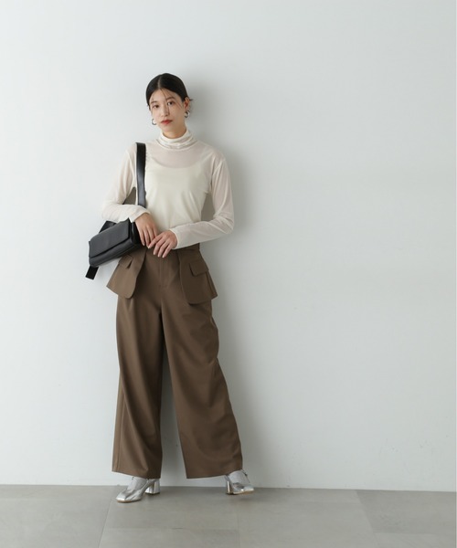 【セール】◆アウトポケットレイヤーパンツ《S Size Line》（その他パンツ）｜N.（N. Natural Beauty Basic）（エヌエヌナチュラルビューティーベーシック）