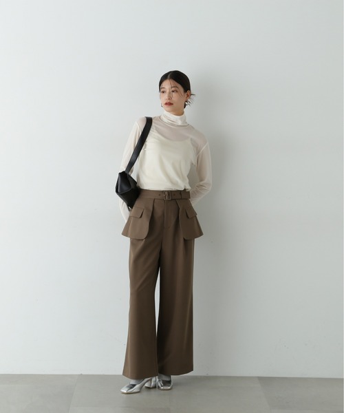 【セール】◆アウトポケットレイヤーパンツ《S Size Line》（その他パンツ）｜N.（N. Natural Beauty Basic）（エヌエヌナチュラルビューティーベーシック）