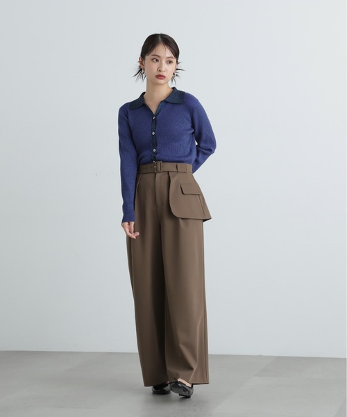 【セール】◆アウトポケットレイヤーパンツ《S Size Line》（その他パンツ）｜N.（N. Natural Beauty Basic）（エヌエヌナチュラルビューティーベーシック）