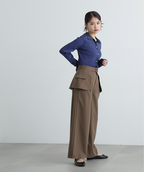 【セール】◆アウトポケットレイヤーパンツ《S Size Line》（その他パンツ）｜N.（N. Natural Beauty Basic）（エヌエヌナチュラルビューティーベーシック）