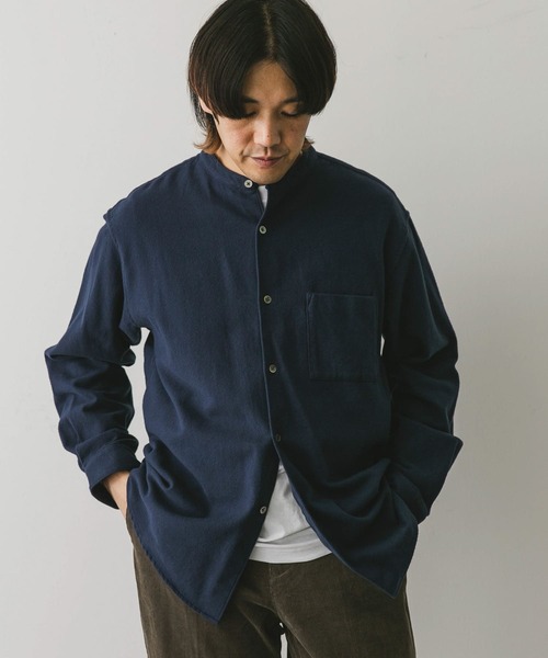 アーツ&サイエンス　バンドカラーシャツ　サイズ1 美品 Band collar simple shirt – ARTS&SCIENCE ONLINE SELLER
