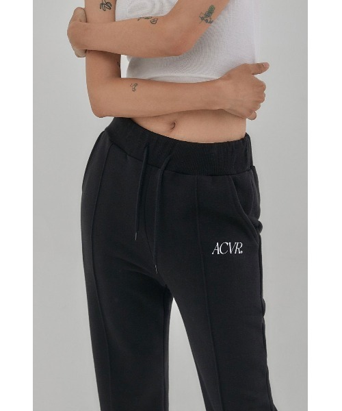ACOVER(オコボ)の「A'GEM/9 × .kom『ACOVER/オコボ』Front Bootcut SweatElasticated waist Pants /サフロントブートカットスウェットエラスティケイティッドウエストパンツ(スウェットパンツ・レディース・ブラック/グレー・FREE)」の16枚目の写真