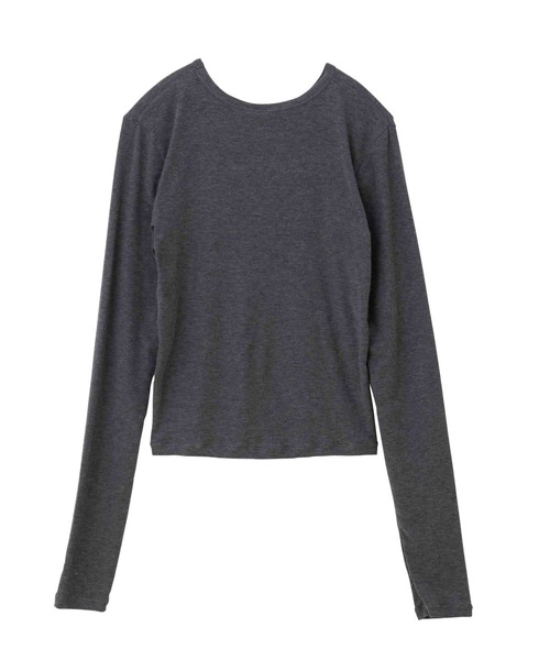 SEA（シー）の「ベアフライス サーディンボタン L/S TEE（Tシャツ/カットソー・レディース・チャコールグレー/ブラック/ホワイト/レッド・ONE SIZE）」の18枚目の写真