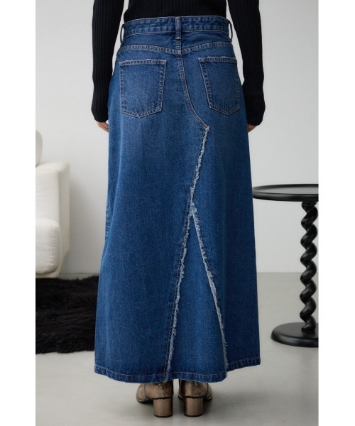 AZUL by moussy(アズールバイマウジー)の「AZUL DENIM クロスウエストデニムスカート(デニムスカート・レディース・ブルー/ブラック・SMALL/MEDIUM)」の18枚目の写真