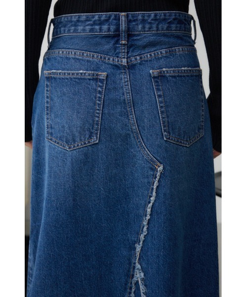 AZUL by moussy(アズールバイマウジー)の「AZUL DENIM クロスウエストデニムスカート(デニムスカート・レディース・ブルー/ブラック・SMALL/MEDIUM)」の20枚目の写真