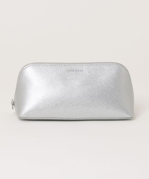 COLE HAAN コールハーン  本革　ダブル ガセット ポーチ　バーガンディ ダブル ガセット ポーチ womens. 6300 | COLE_HAAN