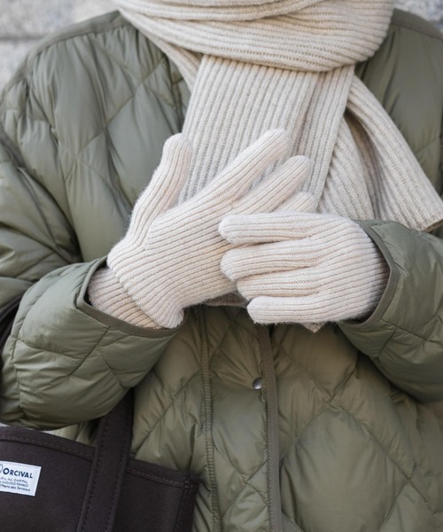 URBAN RESEARCH DOORS（アーバンリサーチドアーズ）の「ノットピリンググローブ（手袋・レディース・ホワイト系その他/レッド/ブラウン/グレー・ONE）」の2枚目の写真