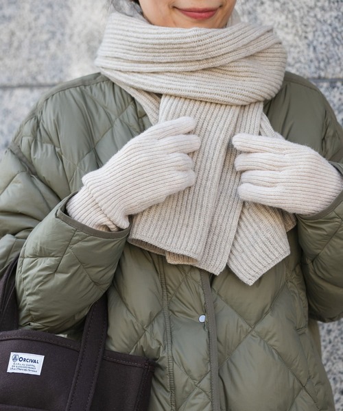 URBAN RESEARCH DOORS（アーバンリサーチドアーズ）の「ノットピリンググローブ（手袋・レディース・ホワイト系その他/レッド/ブラウン/グレー・ONE）」の5枚目の写真