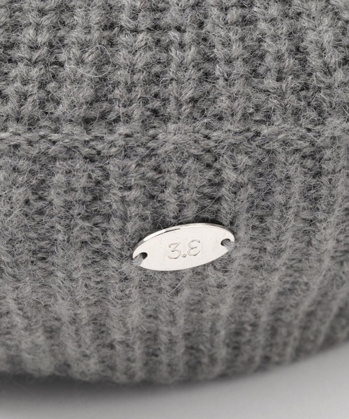 3.3 Field Trip （3.3フィールドトリップ）の「3.3 Field Trip／ニットベレー（ハンチング/ベレー帽・レディース・グレー/ブラウン・FREE）」の11枚目の写真