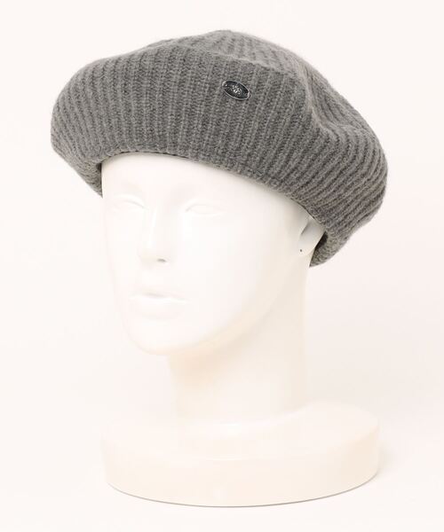 3.3 Field Trip （3.3フィールドトリップ）の「3.3 Field Trip／ニットベレー（ハンチング/ベレー帽・レディース・グレー/ブラウン・FREE）」の3枚目の写真