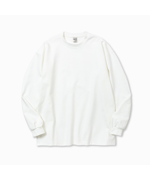 CALEE(キャリー)の「MULTI WAY STRETCH PONTE DROP SHOULDER L/S CS(Tシャツ/カットソー・メンズ・チャコールグレー/ブラック/ホワイト・SMALL/MEDIUM/LARGE/X-LARGE)」の4枚目の写真