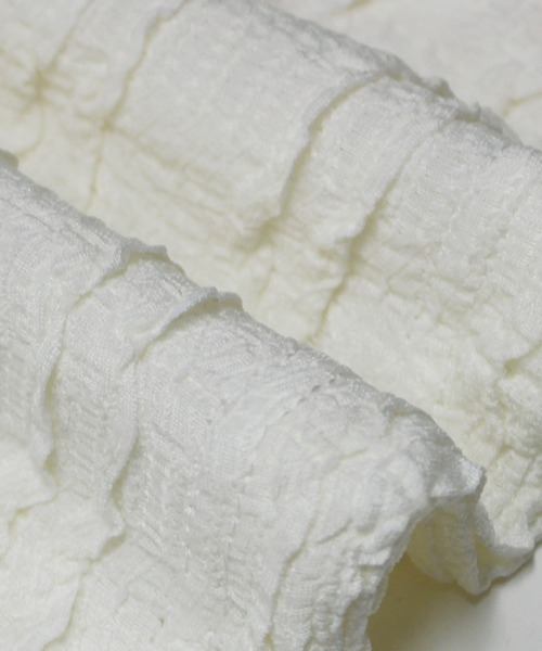 LAVEANGE(ラビアンジェ)の「ミニフリルレースナロースカート(スカート・レディース・オフホワイト/ブラック・M/LL/3L/4L/5L)」の20枚目の写真