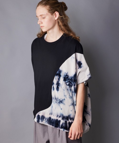 rehacer(レアセル)の「rehacer : Scar Asymmetry CS / スカー アシンメトリー カットソー(Tシャツ/カットソー・メンズ・ホワイト/ブラック・SMALL/MEDIUM/LARGE/X-LARGE)」の16枚目の写真