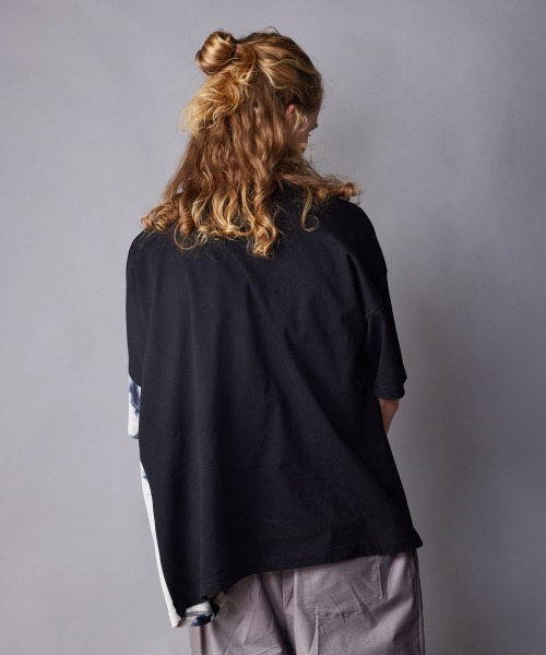 rehacer(レアセル)の「rehacer : Scar Asymmetry CS / スカー アシンメトリー カットソー(Tシャツ/カットソー・メンズ・ホワイト/ブラック・SMALL/MEDIUM/LARGE/X-LARGE)」の18枚目の写真