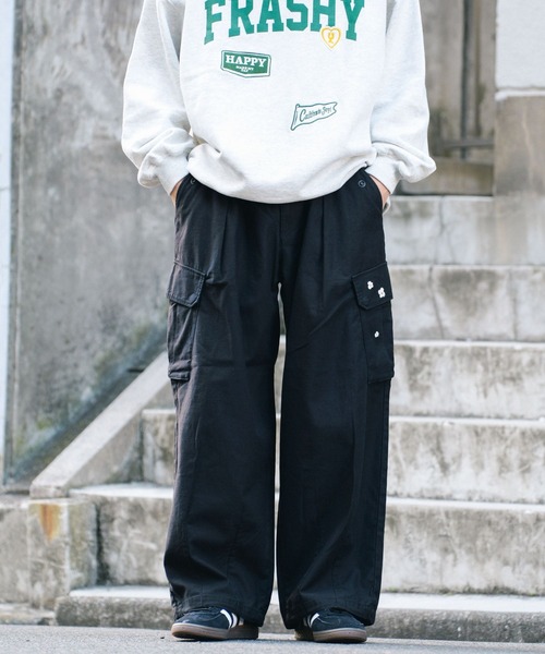 RAGEBLUE（レイジブルー）の「ヴィンテージライク/バックサテンカーゴパンツ（カーゴパンツ・メンズ・ホワイト/ブラック/カーキ/ブラック系その他/ホワイト系その他/グリーン系その他・LARGE/MEDIUM/SMALL）」の20枚目の写真