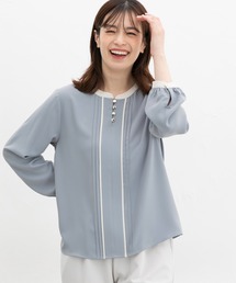 Honeys | 配色ピンタックブラウス(シャツ/ブラウス)