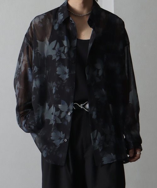 welise/ウェライズ】シフォンシアー モードアーティスティック総柄