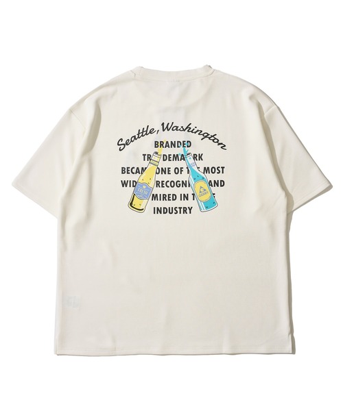 GERRY(ジェリー)の「【GERRY/ジェリー】冷感ポンチバックプリントTシャツ(Tシャツ/カットソー・メンズ・ライトグレー/ホワイト/ピンク/チャコールグレー/ブルーグレー/ブラック・MEDIUM/X-LARGE/LARGE)」の9枚目の写真
