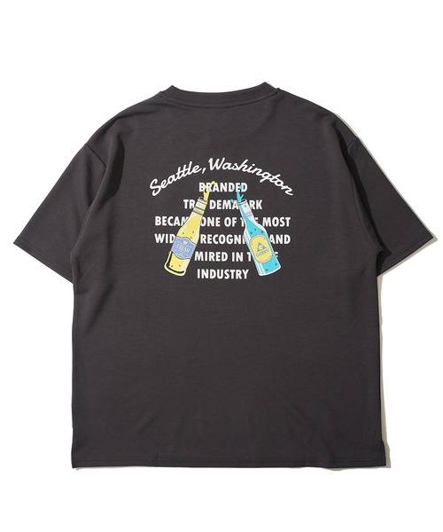 GERRY(ジェリー)の「【GERRY/ジェリー】冷感ポンチバックプリントTシャツ(Tシャツ/カットソー・メンズ・ライトグレー/ホワイト/ピンク/チャコールグレー/ブルーグレー/ブラック・MEDIUM/X-LARGE/LARGE)」の13枚目の写真