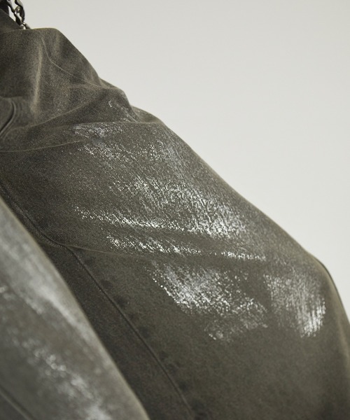 Spielio(シュピーリオ)の「【Spielio】Vintage like foil print denim pants/ヴィンテージライク箔プリントワイドデニムパンツ(デニムパンツ・メンズ・ブルー系/ブラック系/ブラウン系・L/M/S)」の18枚目の写真