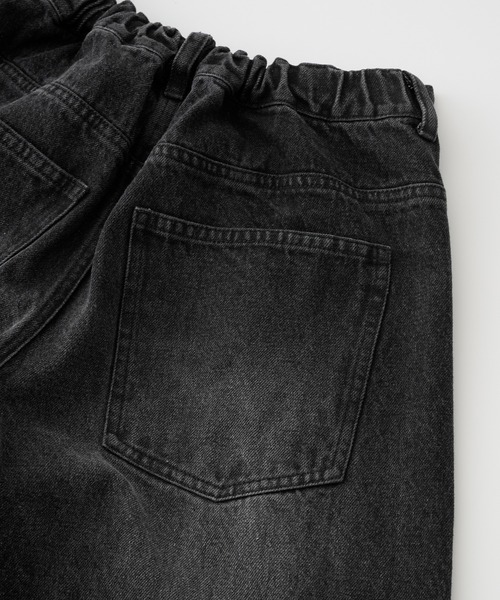 spielio 箔プリントシボ加工スラックス Spielio スラックス 「Spielio」Foil printed embossed slacks