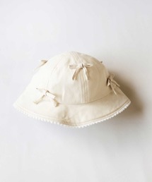 mocmof（モクモフ）の「メニーリボン ベビーキャップ（ハット）」