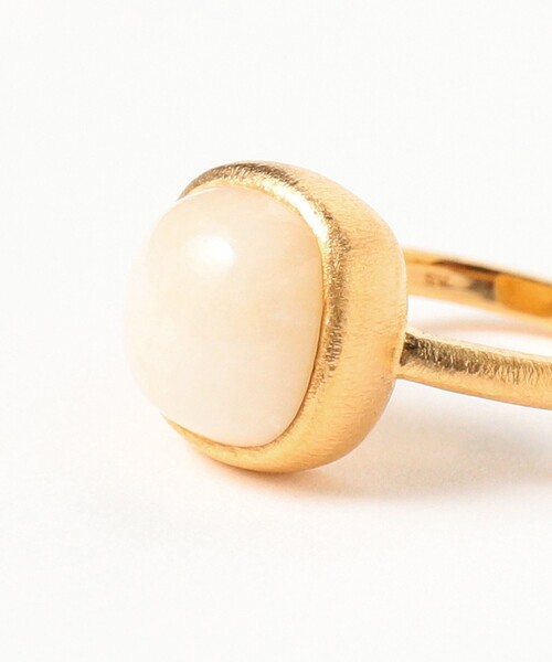 ビンテージジュエリーセットイミテーション等 別注】Fruitsjolie / ホワイトアゲート リング（リング）｜Demi-Luxe