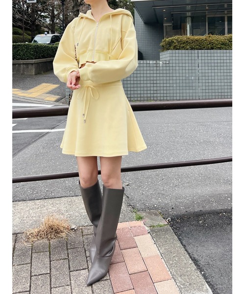 SNIDEL（スナイデル）の「スウェットミニセットアップ（ワンピース